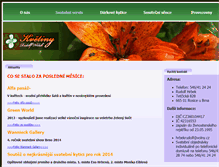 Tablet Screenshot of kvetiny-hrbek.cz